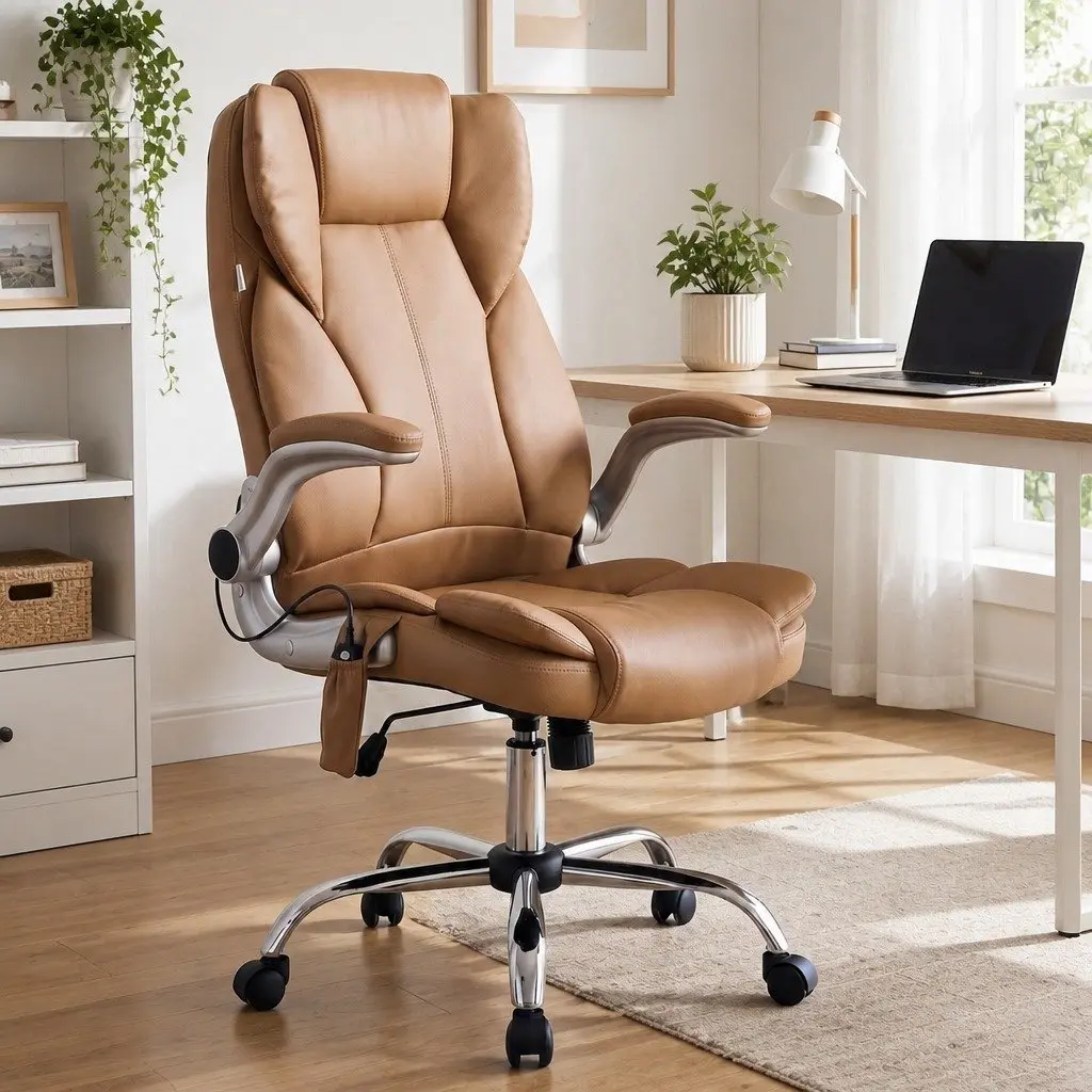 8 Point Massage Office Chair High Back Recliner
