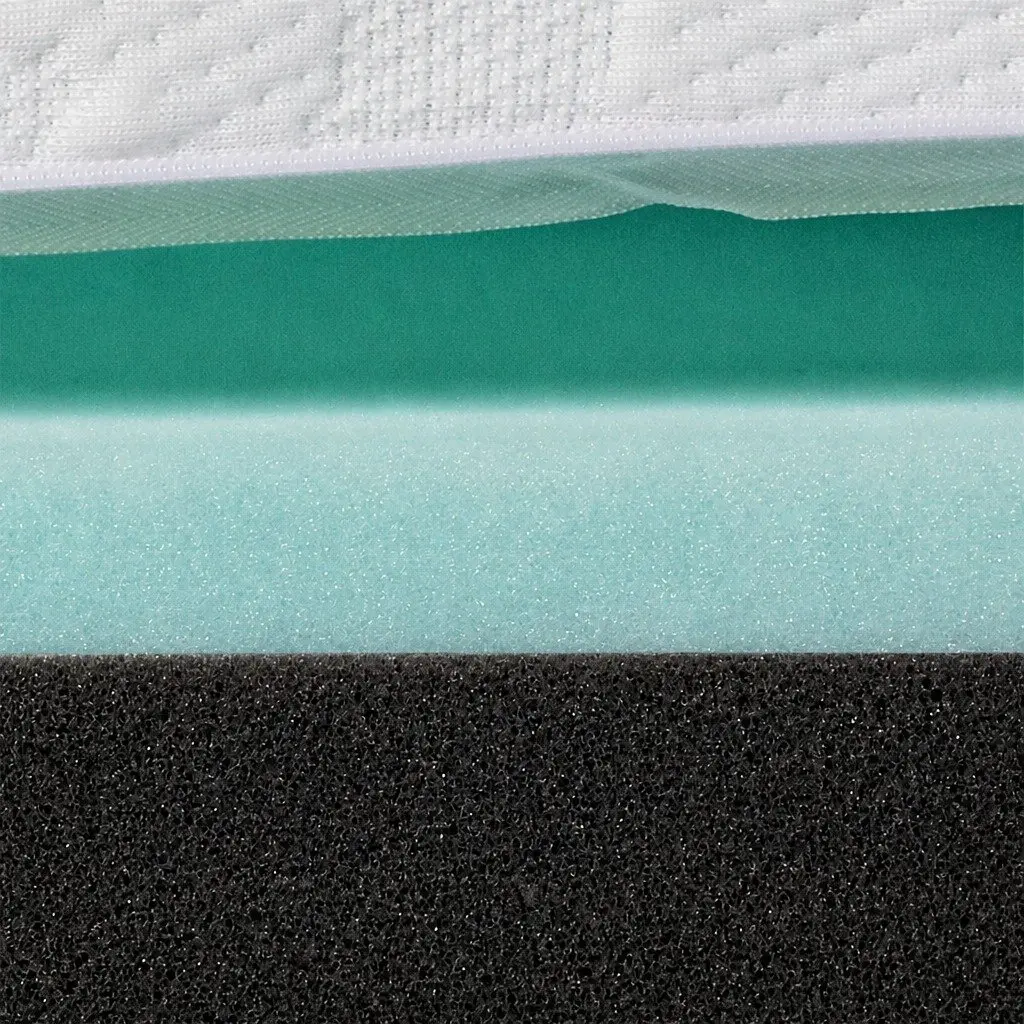 Memory Foam Mattress Topper Dual-Sided King 5cm Gel Bamboo Charcoal