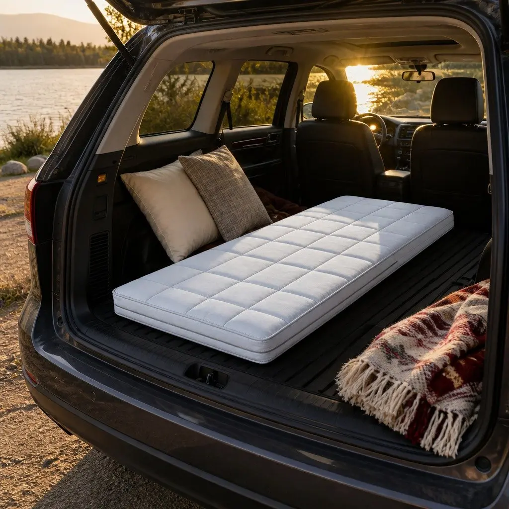 Portable Foldable Foam Sleeping Pad for Single Use