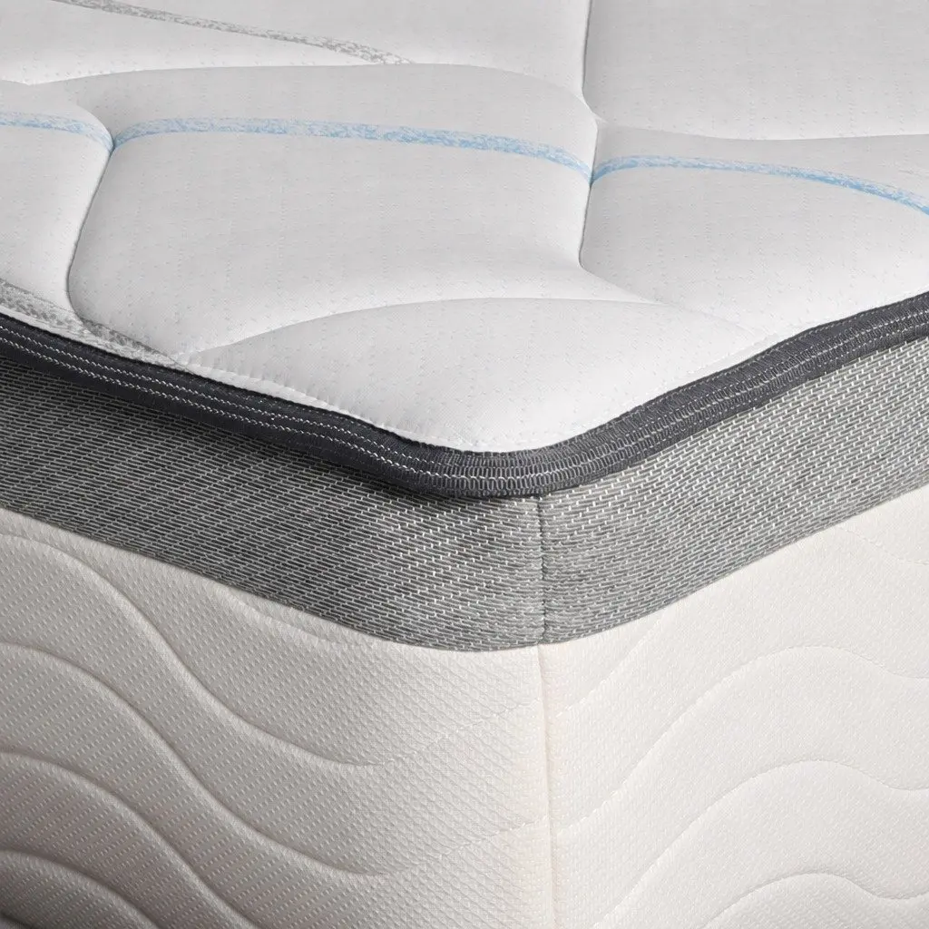 Queen Spring Mattress 25cm Pocket Coil Bed Hypoallergenic Comfort Support
