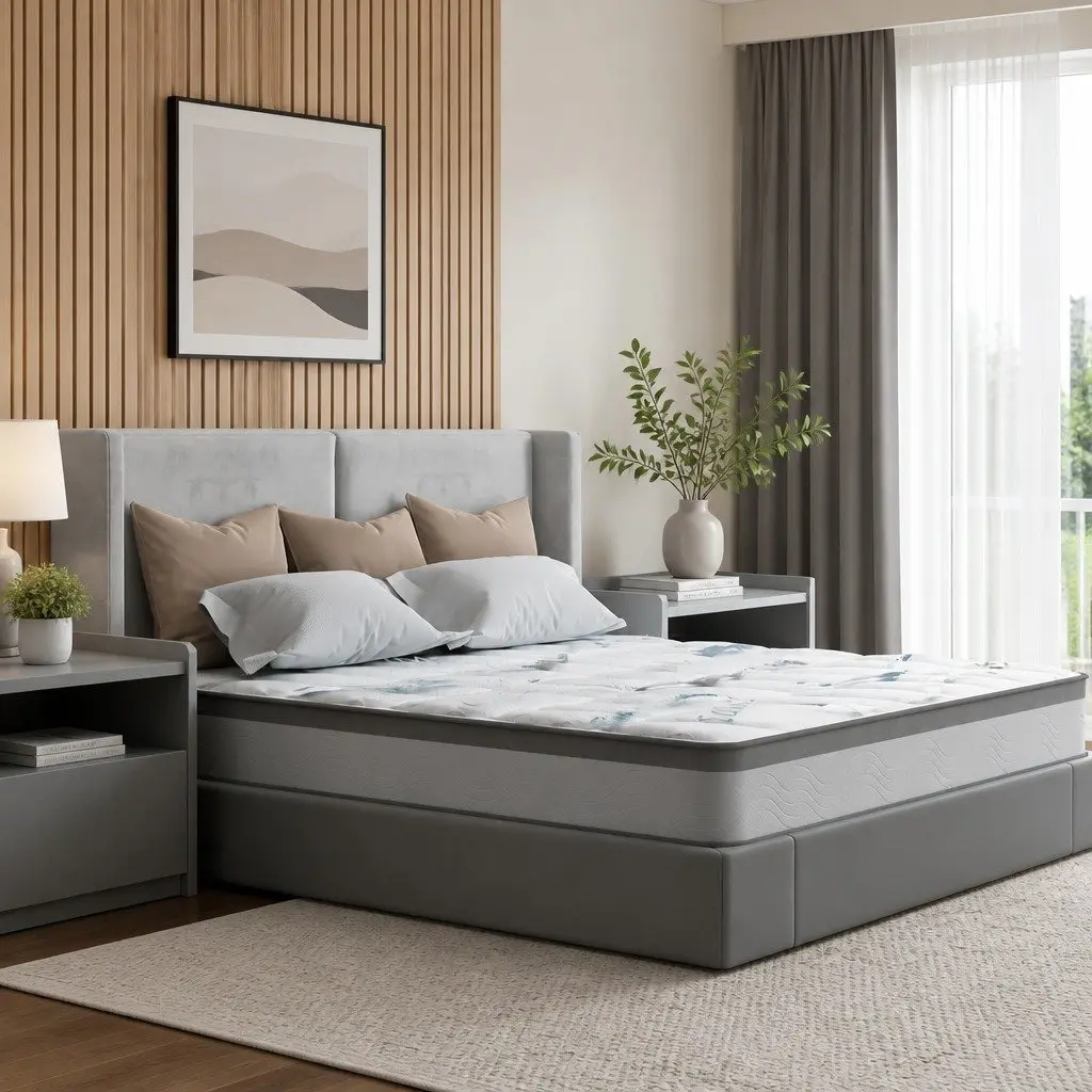 25cm Thick Pocket Coil Single Mattress