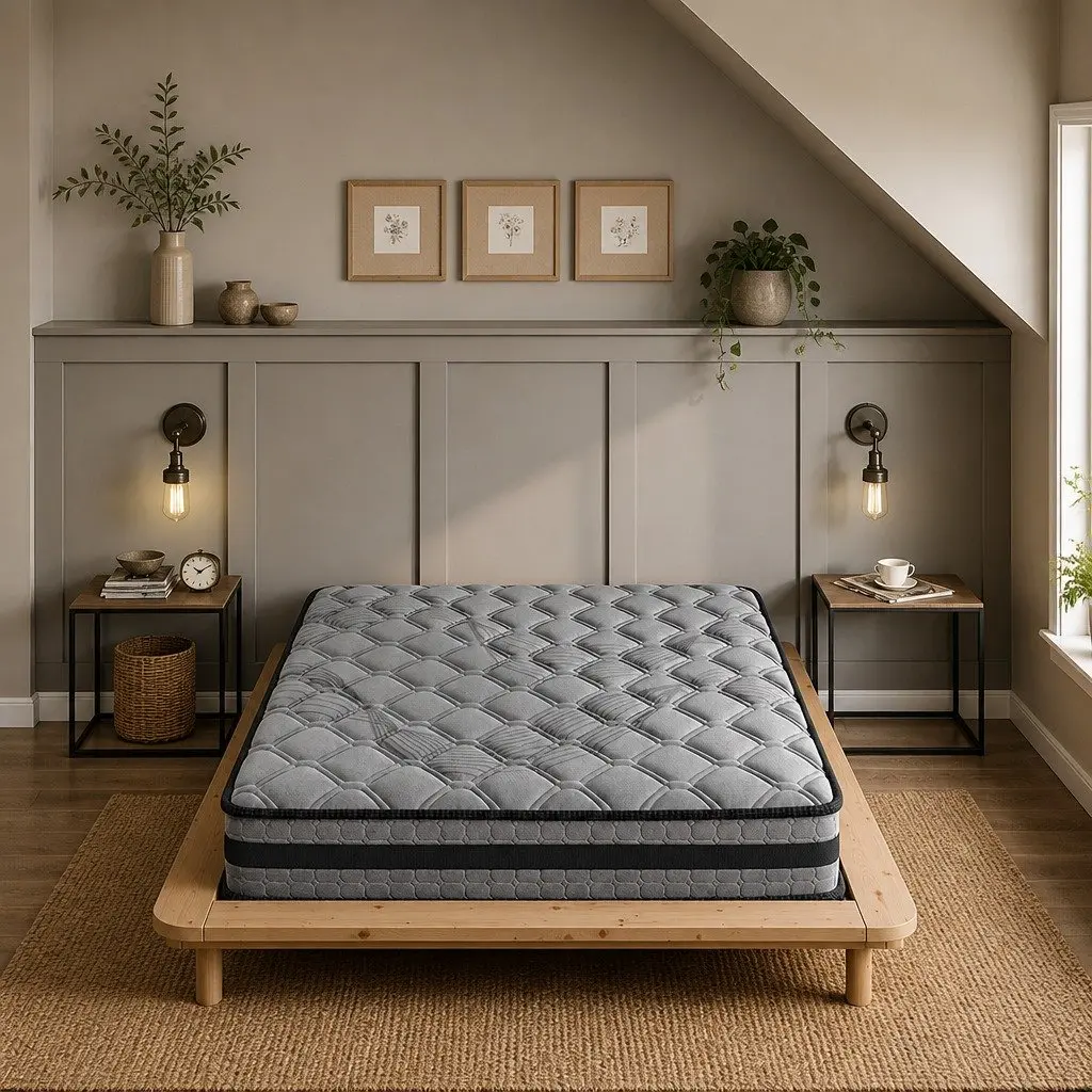 King Spring Mattress Pocket Egg 5-Zone Medium Firm Comfort