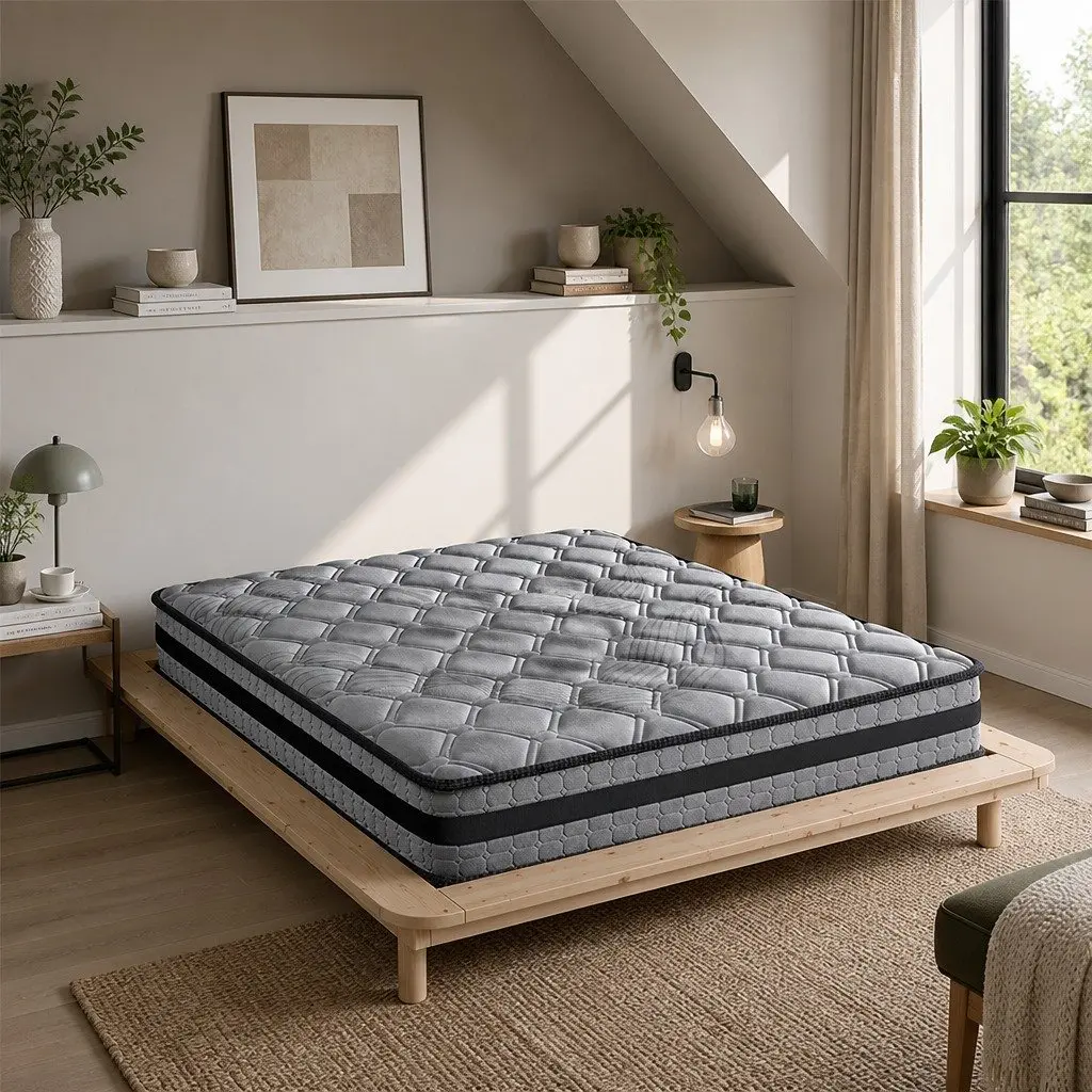 King Spring Mattress Pocket Egg 5-Zone Medium Firm Comfort