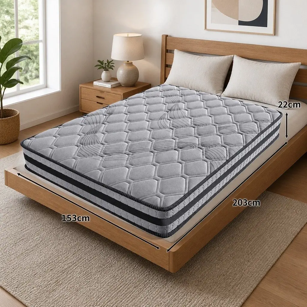 Queen Spring Mattress with Pocket Coils