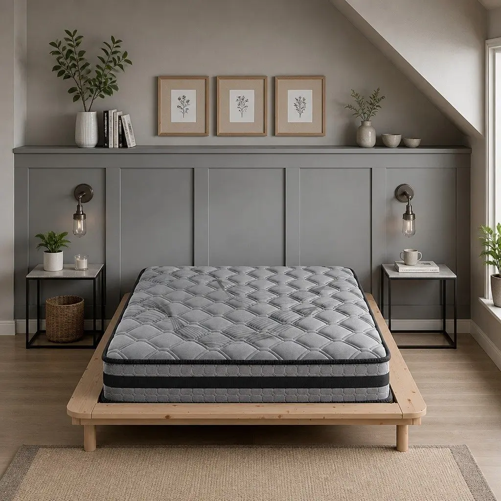 Queen Spring Mattress with Pocket Coils