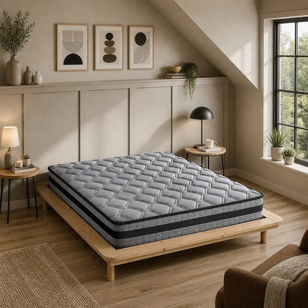 Queen Spring Mattress with Pocket Coils