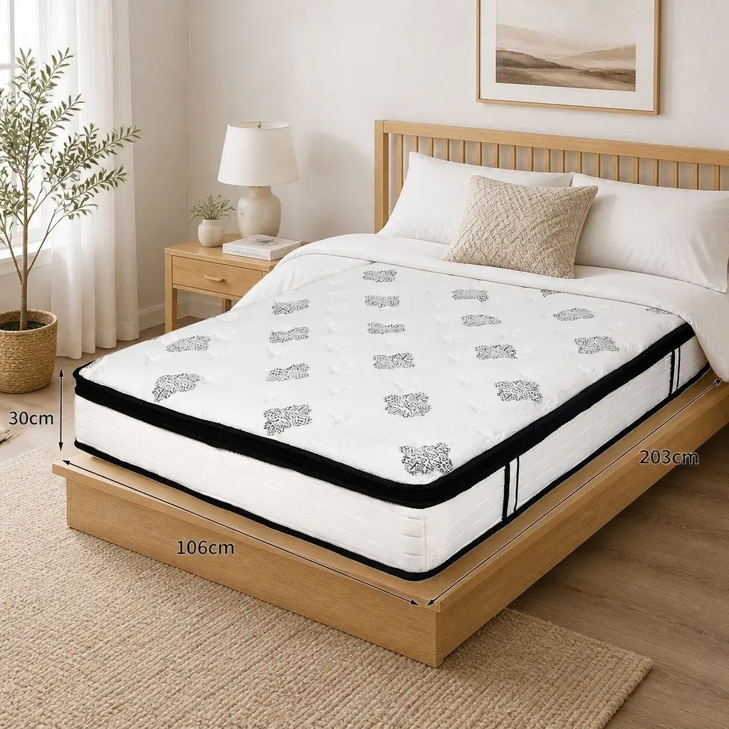 King Single Pocket Coil Spring Mattress for Comfort