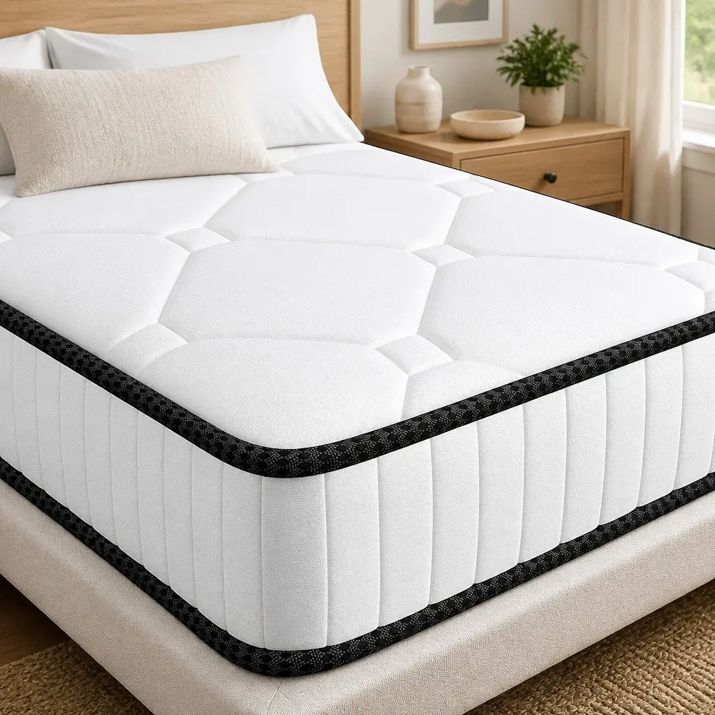 Comfort Spring Mattress Double Bed with Pocket Support 188x138cm