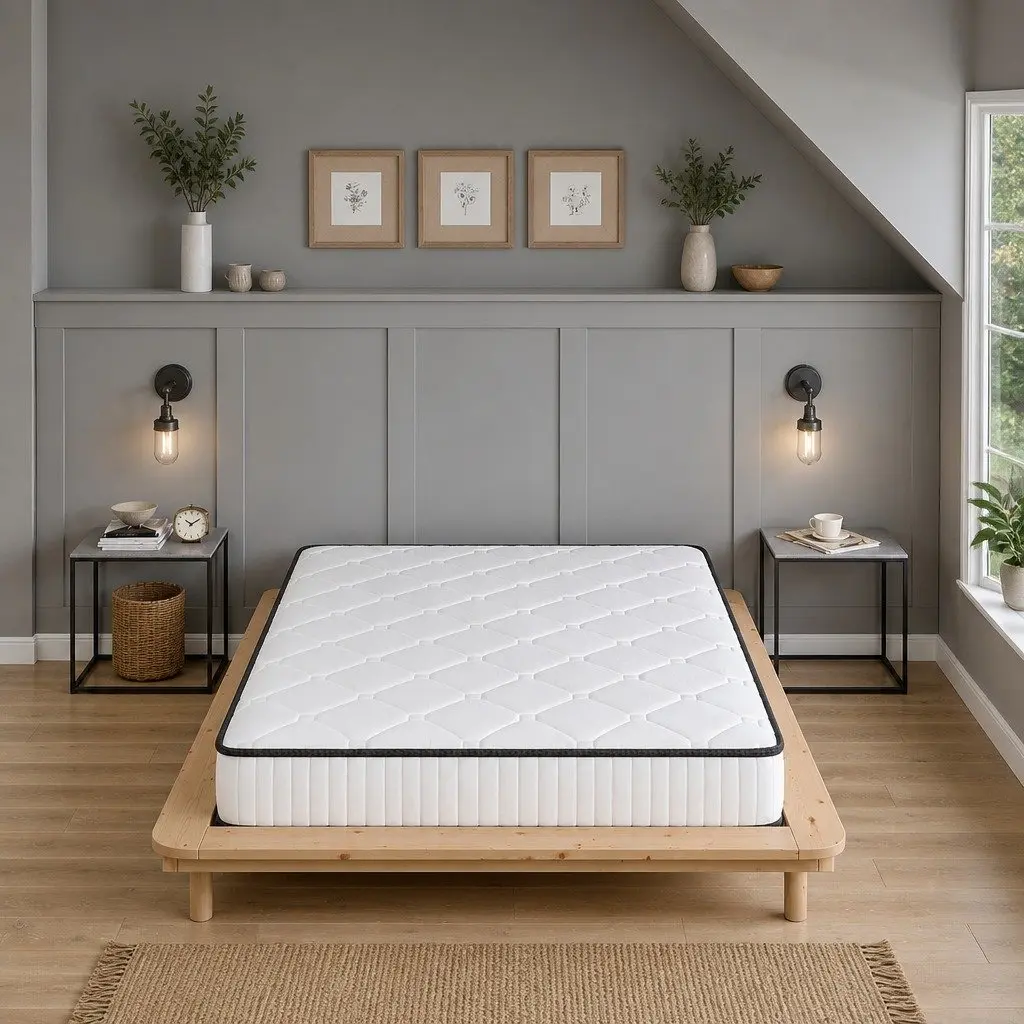Comfort Spring Mattress Double Bed with Pocket Support 188x138cm
