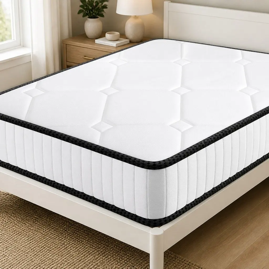Spring Mattress Pocket King Single Double Queen Size Polyester Foam Support