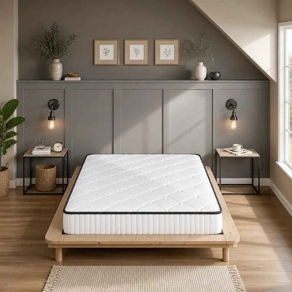 Spring Mattress Pocket King Single Double Queen Size Polyester Foam Support