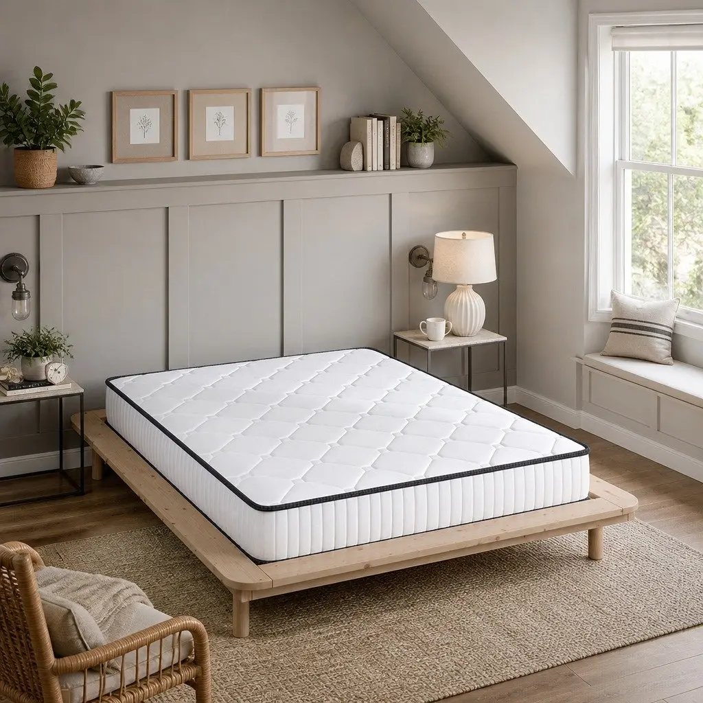 Spring Mattress Pocket King Single Double Queen Size Polyester Foam Support