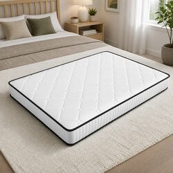 Queen Comfort Spring Mattress with Pocket Support 203x153cm