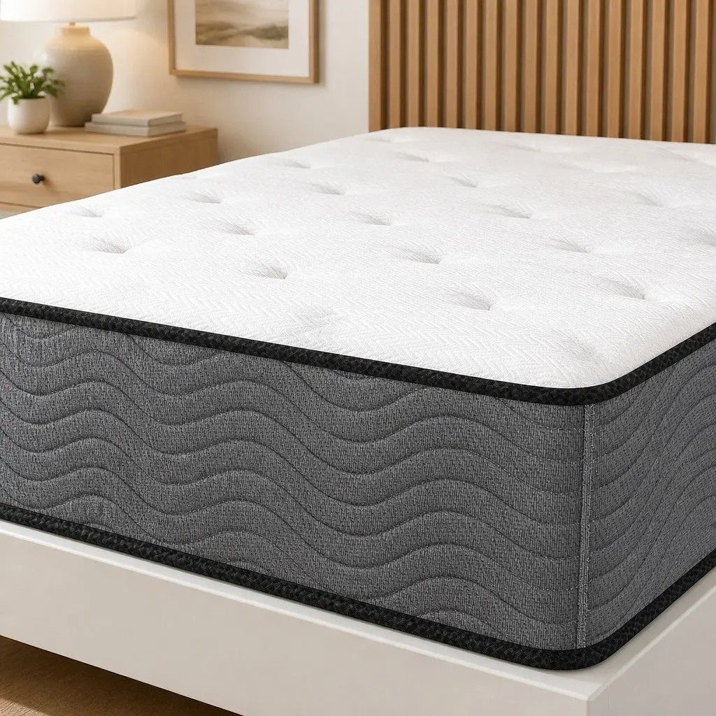 King Single Spring Mattress with 6-Zone Pocket Coils
