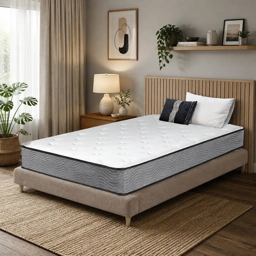 King Single Spring Mattress with 6-Zone Pocket Coils