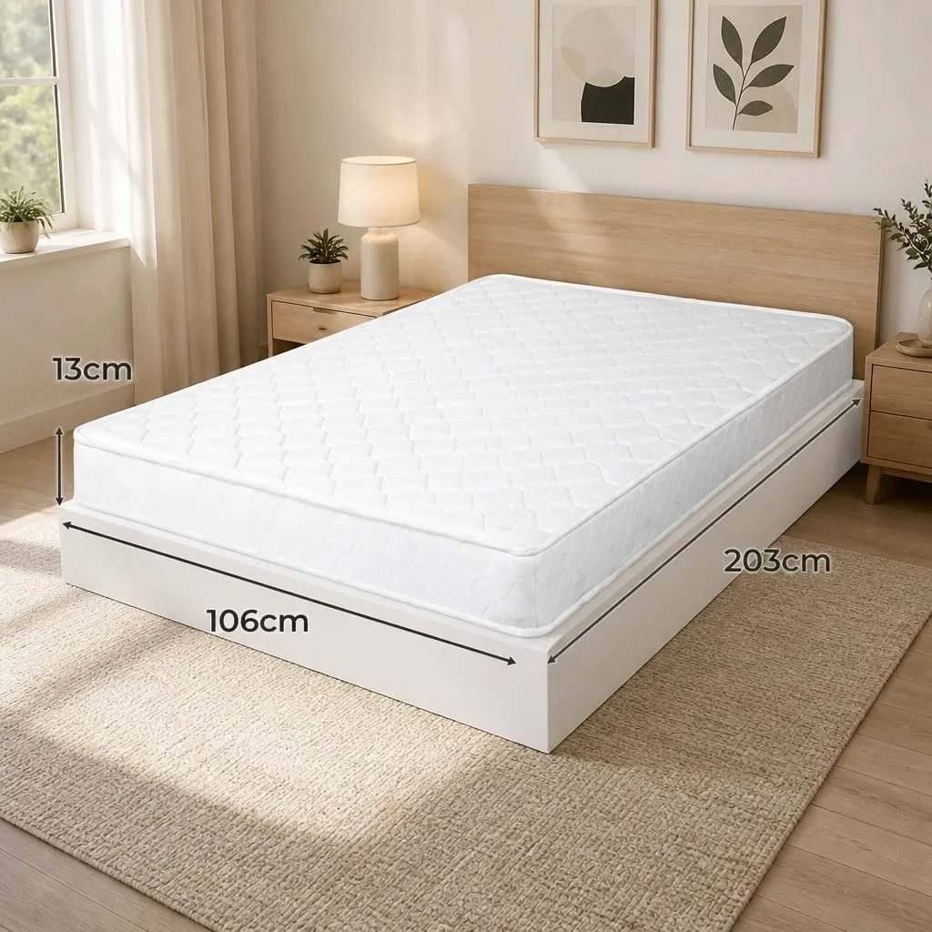 Spring Coil Mattress King Single Bonnell Pocket Support High Firm Foam Bed