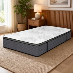 Double Spring Mattress with Pocket Egg Crate Foam