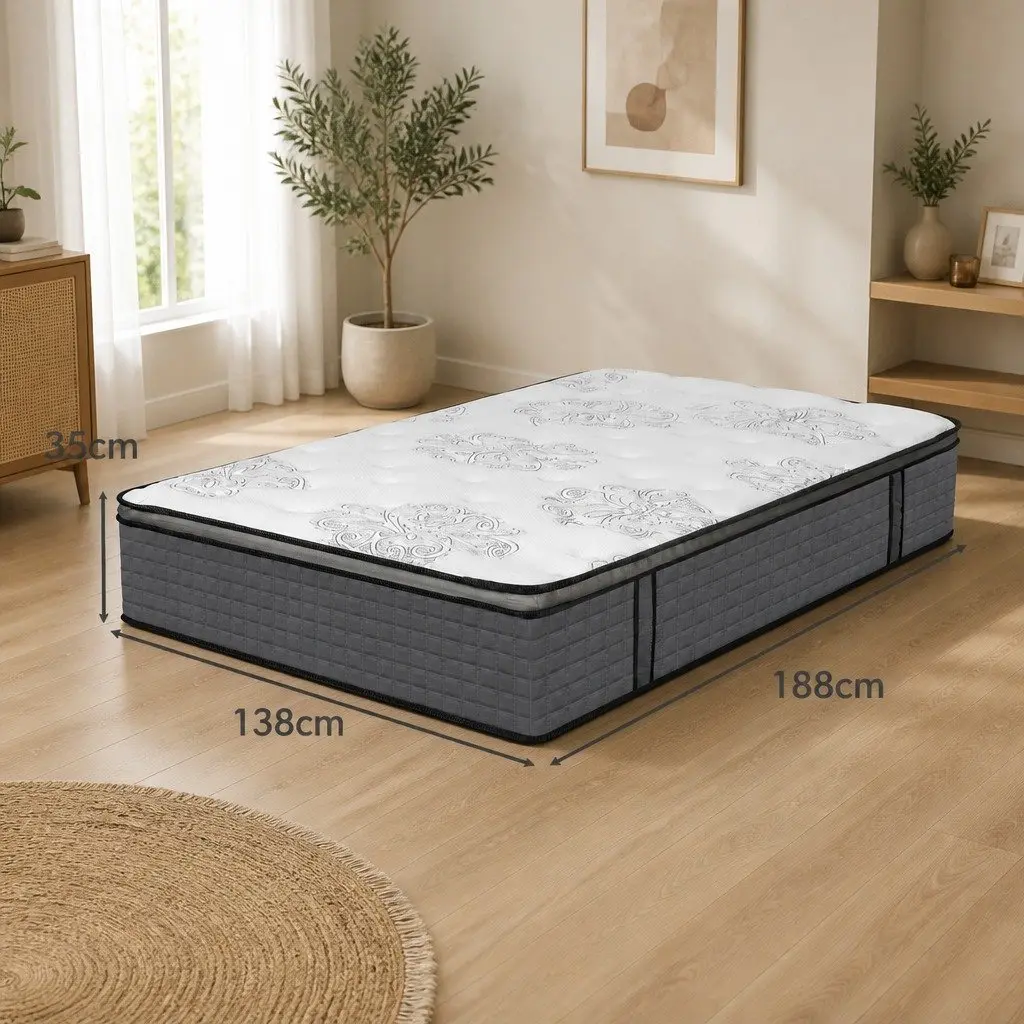 Double Spring Mattress with Pocket Egg Crate Foam
