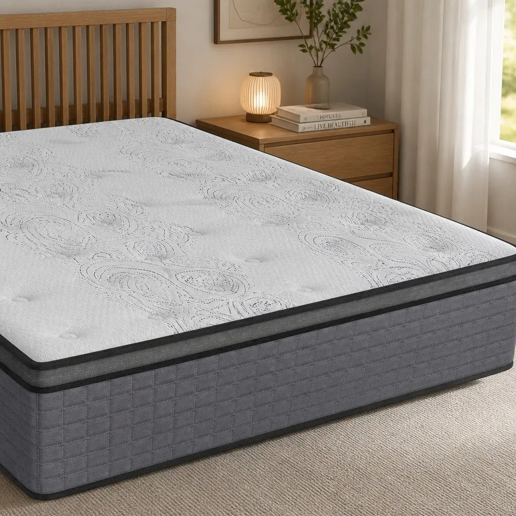 Double Spring Mattress with Pocket Egg Crate Foam