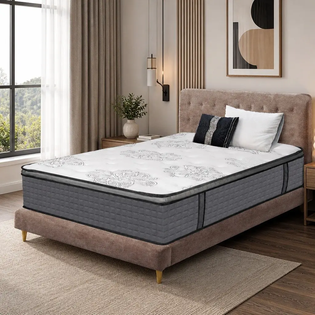 Double Spring Mattress with Pocket Egg Crate Foam