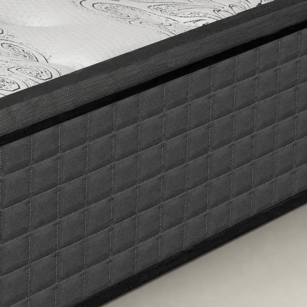 King Size Spring Mattress Medium Firm 5-Zone Pocket Coil Egg-Crate Foam