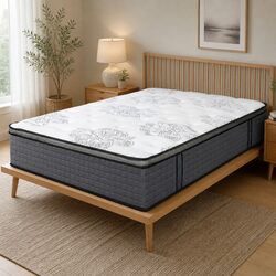 Queen Size Medium Firm Spring Mattress with Foam Layer