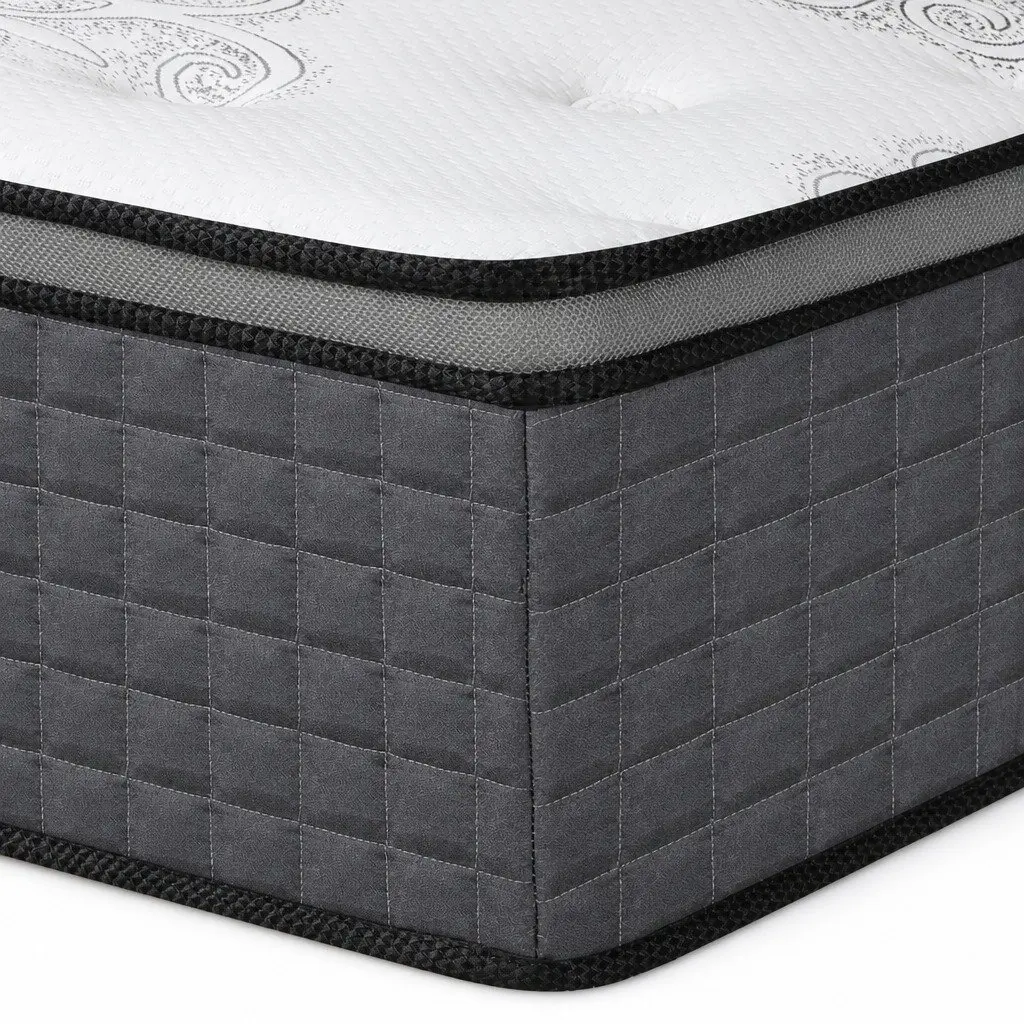 Queen Size Medium Firm Spring Mattress with Foam Layer