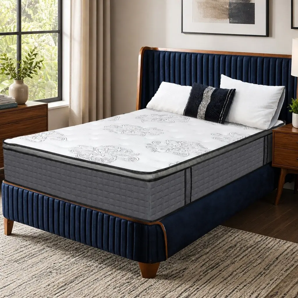 Queen Size Medium Firm Spring Mattress with Foam Layer
