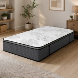 Single Spring Mattress with Pocket Coil and Foam