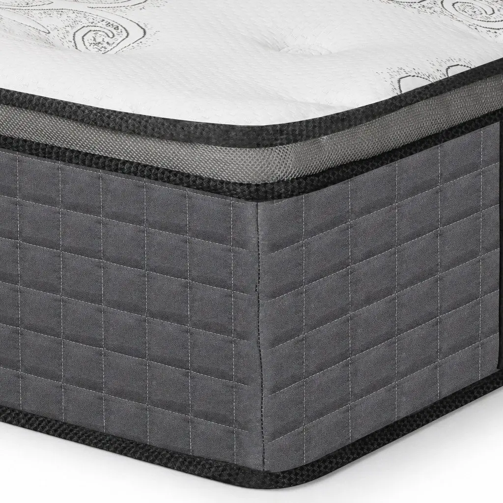 Spring Mattress Bed with Pocket Spring & Foam King Single