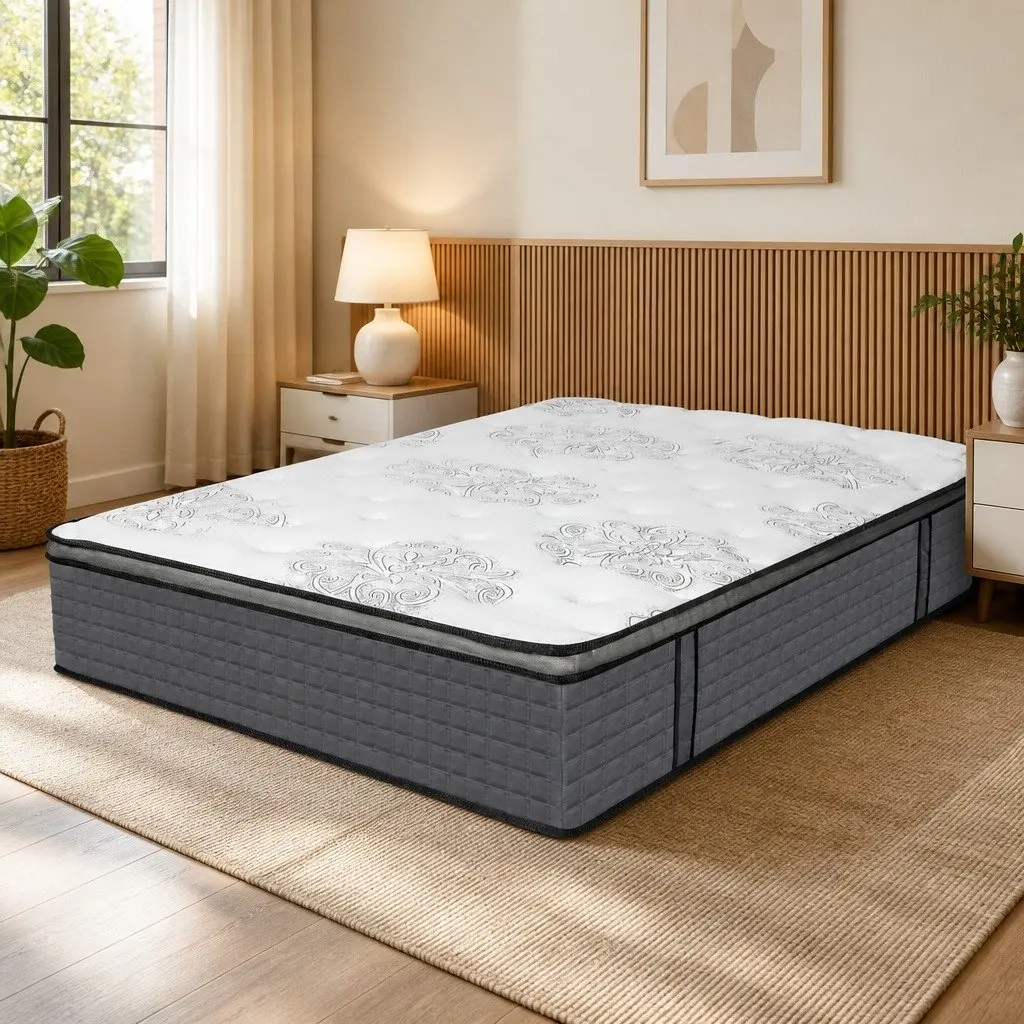 Spring Mattress Pocket Egg Super King Size Memory Foam Support System