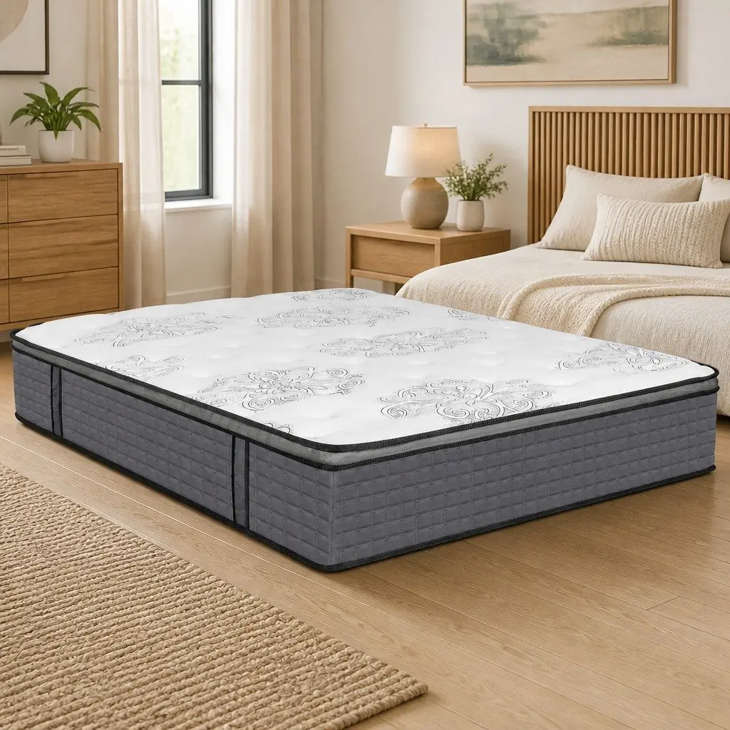 Spring Mattress Pocket Egg Super King Size Memory Foam Support System