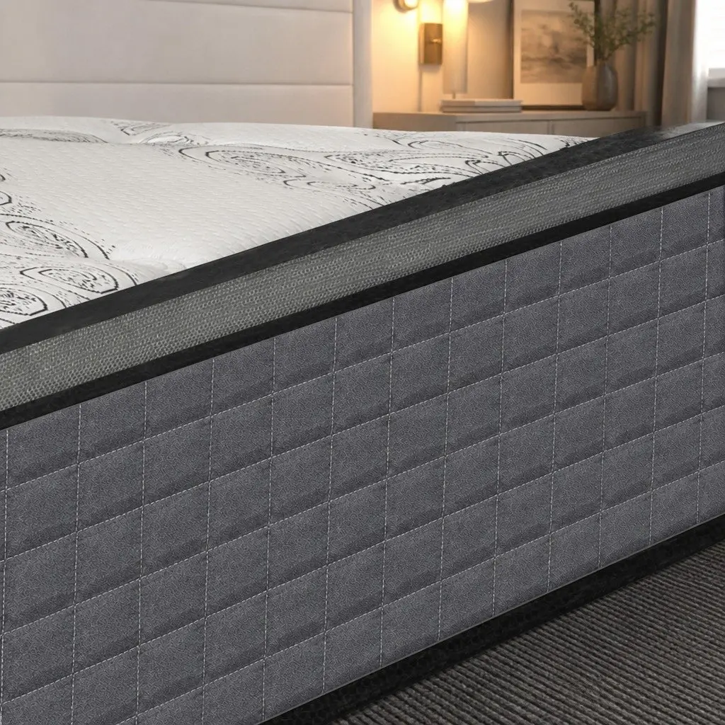 Spring Mattress Pocket Egg Super King Size Memory Foam Support System