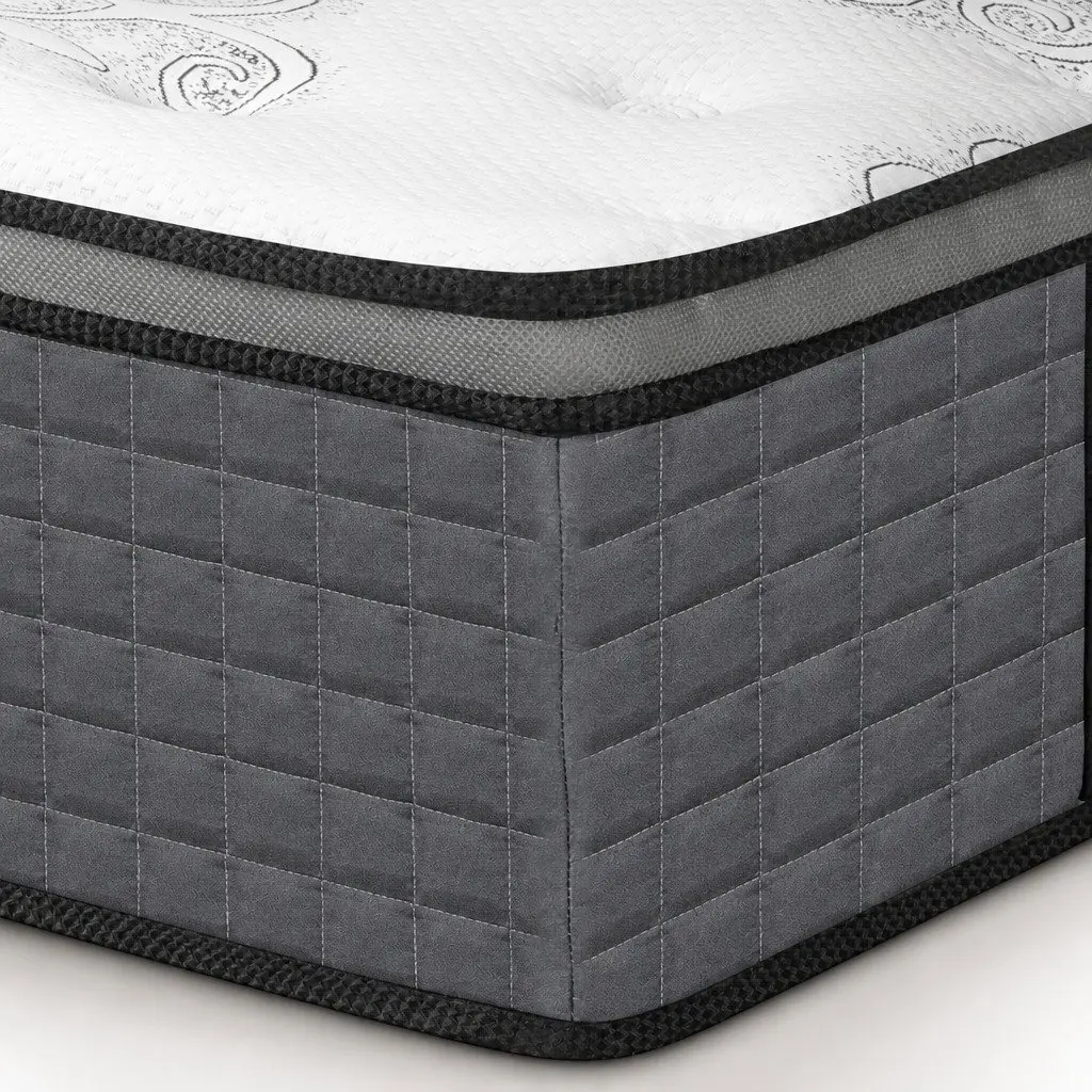 Spring Mattress Pocket Egg Super King Size Memory Foam Support System