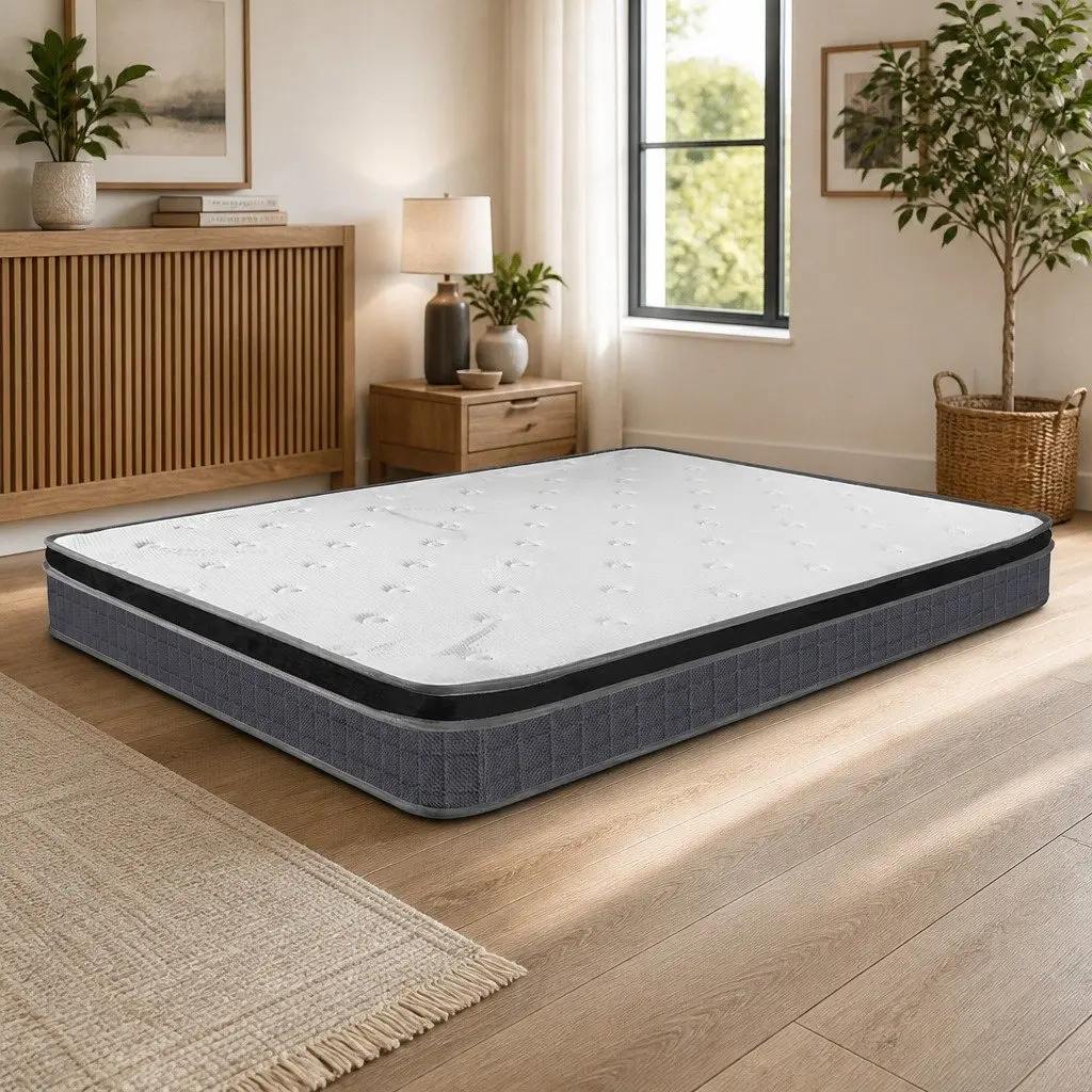 Single Bonnell Spring Mattress with Stitched Handles