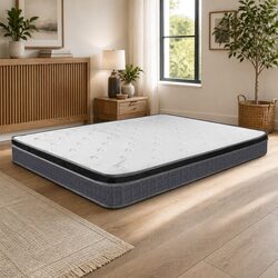 Comfortable Single Bonnell Spring Mattress with Stitched Handles