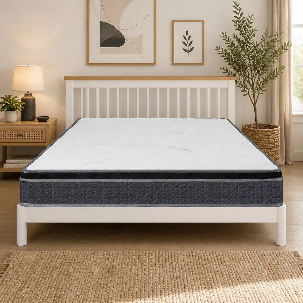 Single Bonnell Spring Mattress with Stitched Handles