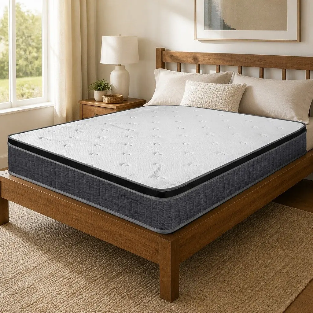 Single Bonnell Spring Mattress with Stitched Handles