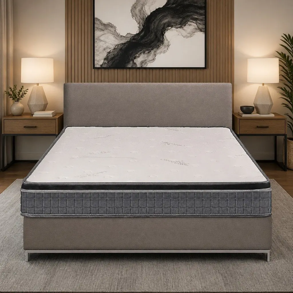 Single Bonnell Spring Mattress with Stitched Handles