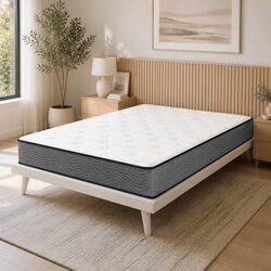 Extra Firm Double Pocket Spring Mattress with 6-Zone Support