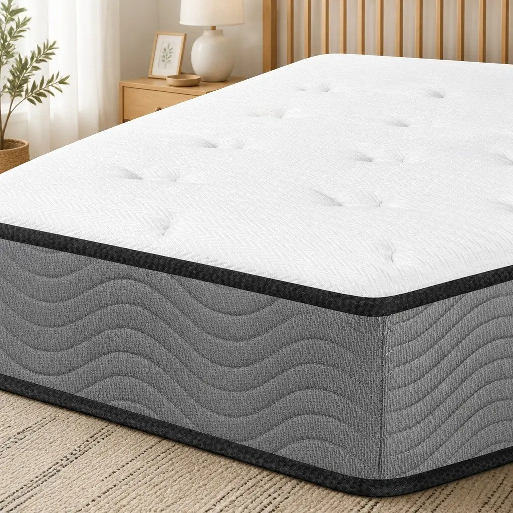 Extra Firm Double Pocket Spring Mattress with 6-Zone Support