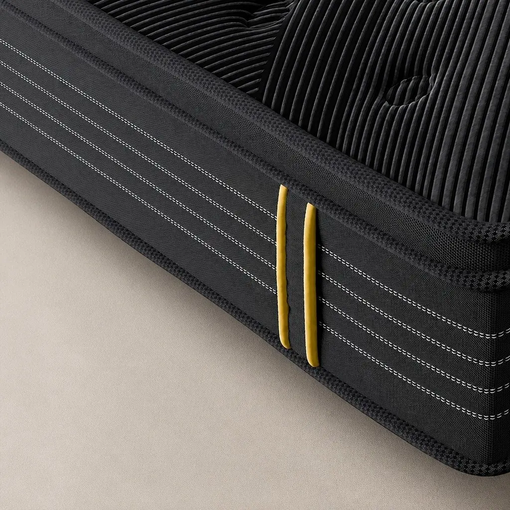 King Size Bamboo Charcoal Euro Top Spring Mattress