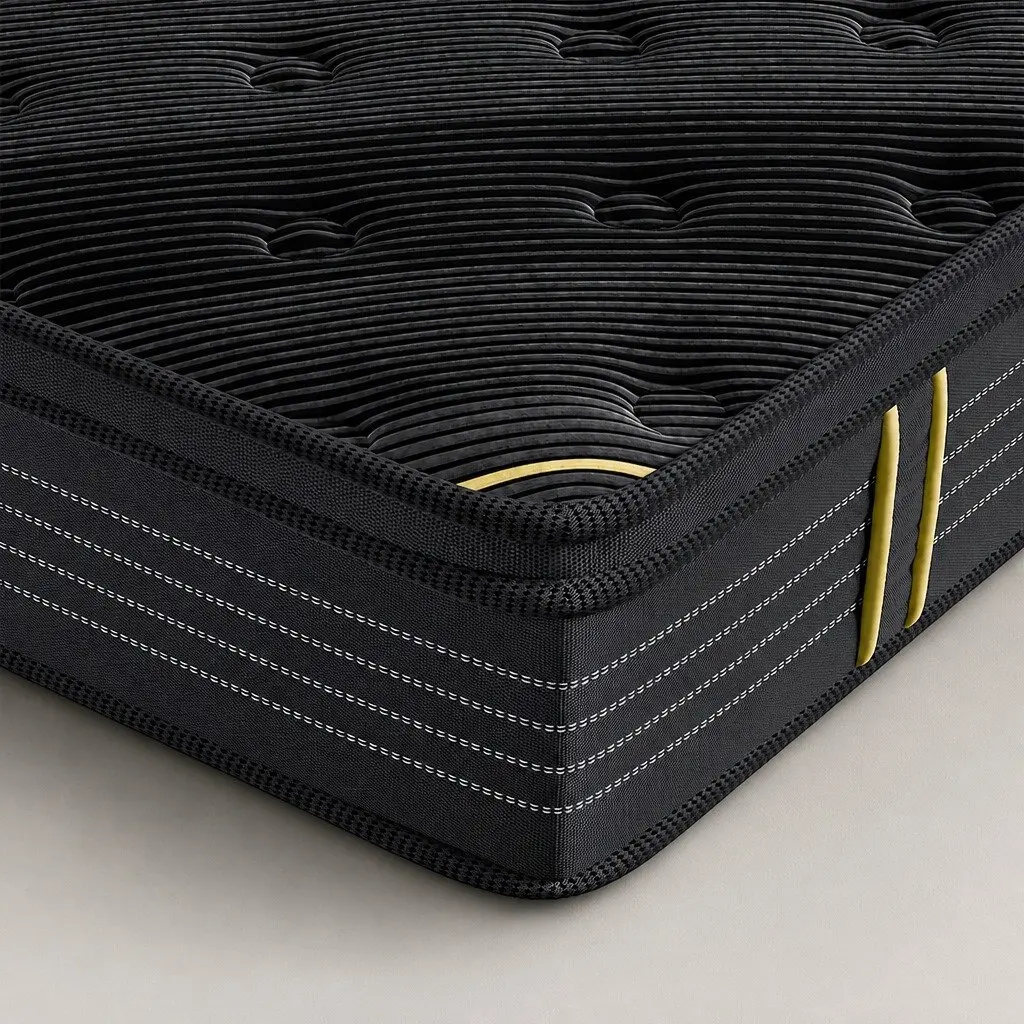 King Size Bamboo Charcoal Euro Top Spring Mattress