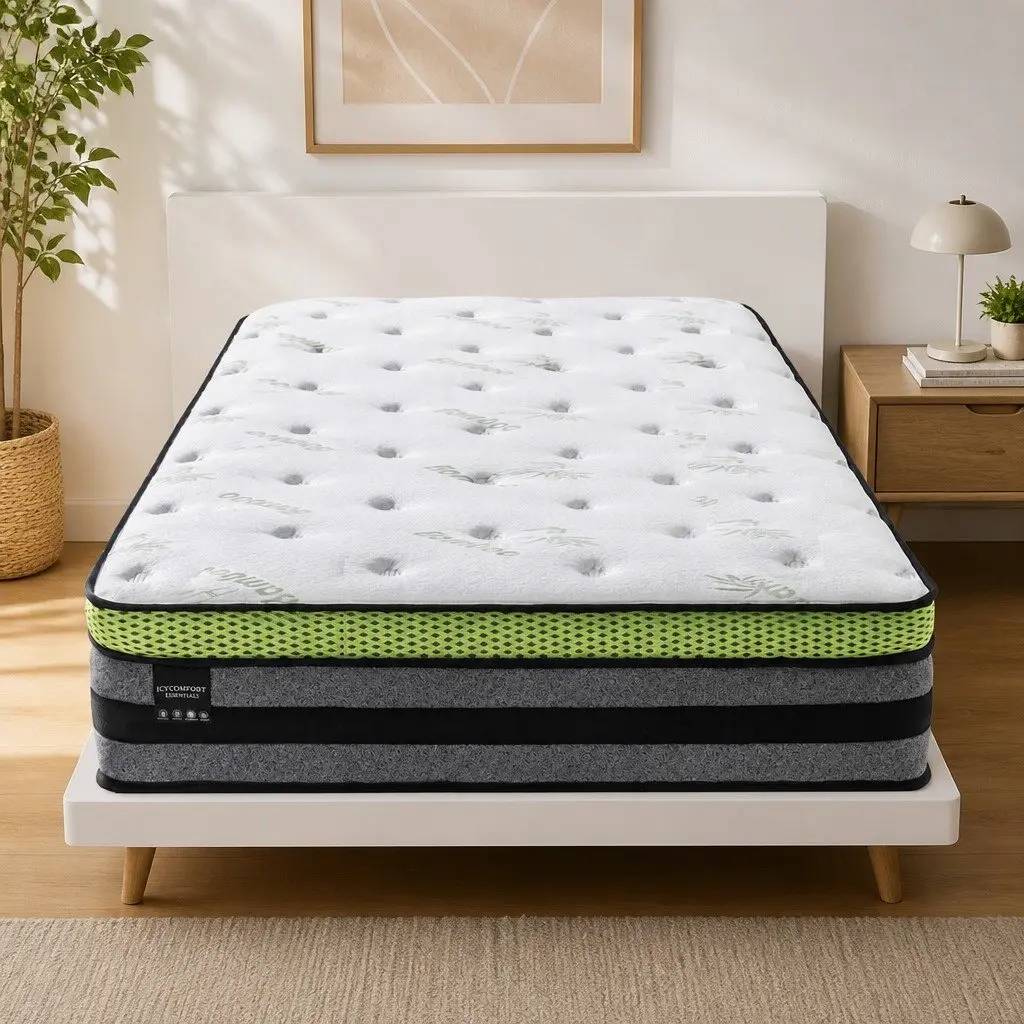 King Single Pocket Spring Mattress with Cooling Gel