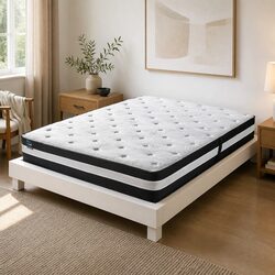 King Single Medium Firm Cooling Mattress with 5 Zones