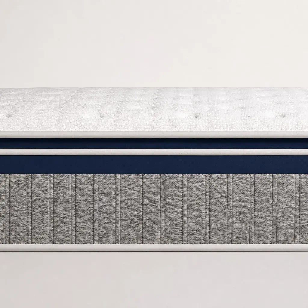 Pillow Top Double Spring Mattress with Pocket Coil Support