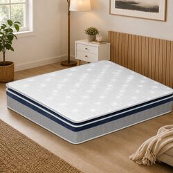 King Pillow Top Spring Mattress for Ultimate Comfort