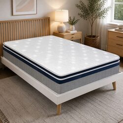 Comfortable Queen Spring Mattress with Pillow Top 32CM
