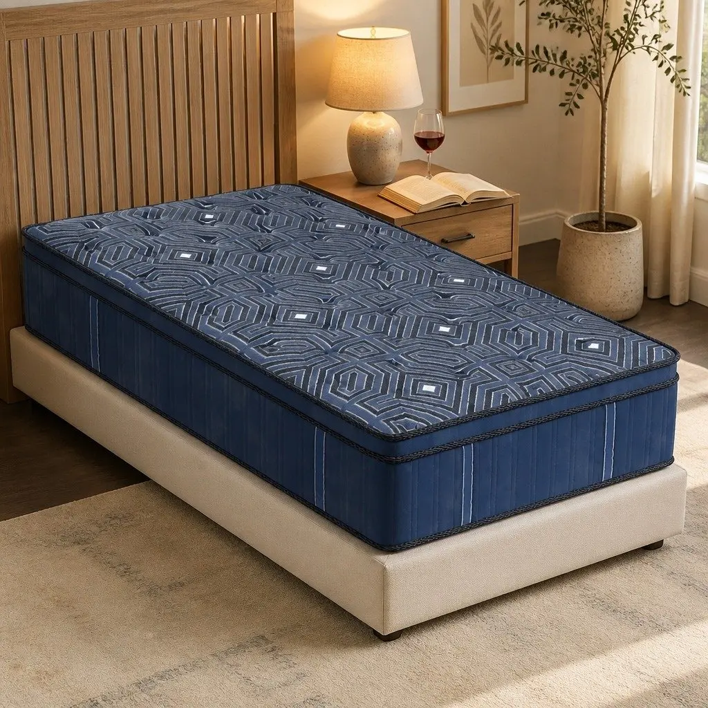 Single Euro Top Spring Mattress 30CM Pocket Coil System