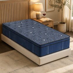 Single Euro Top Spring Mattress 30CM Pocket Coil System